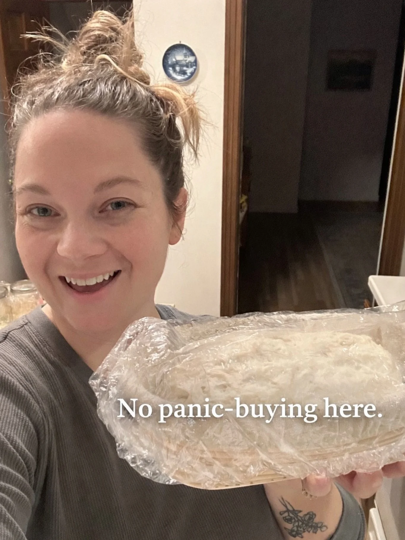 When you don&rsquo;t have to panic-buy bread because you make your own. 🤭 Praying my community stays safe and warm this weekend. ❄️ 🙏 P.s. our Valentines menu is coming soon! Add your email to the link in the bio to get updates.