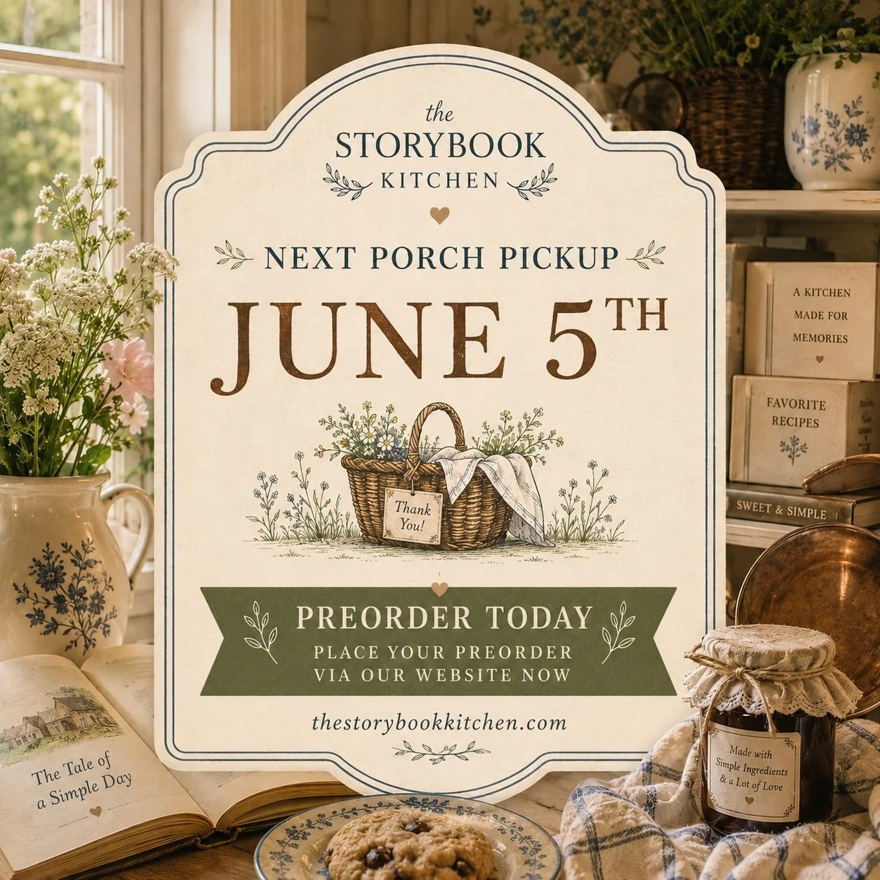 Our preorders are open! Brought this little storybook-inspired graphic to life with the help of AI. ✨🥖 #HendersonvilleTN #SumnerCountyTN #NashvilleFoodie #MiddleTennessee #TennesseeBaker