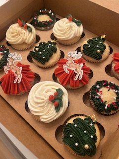 christmas cupcakes