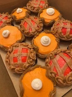 pie themed cupcakes