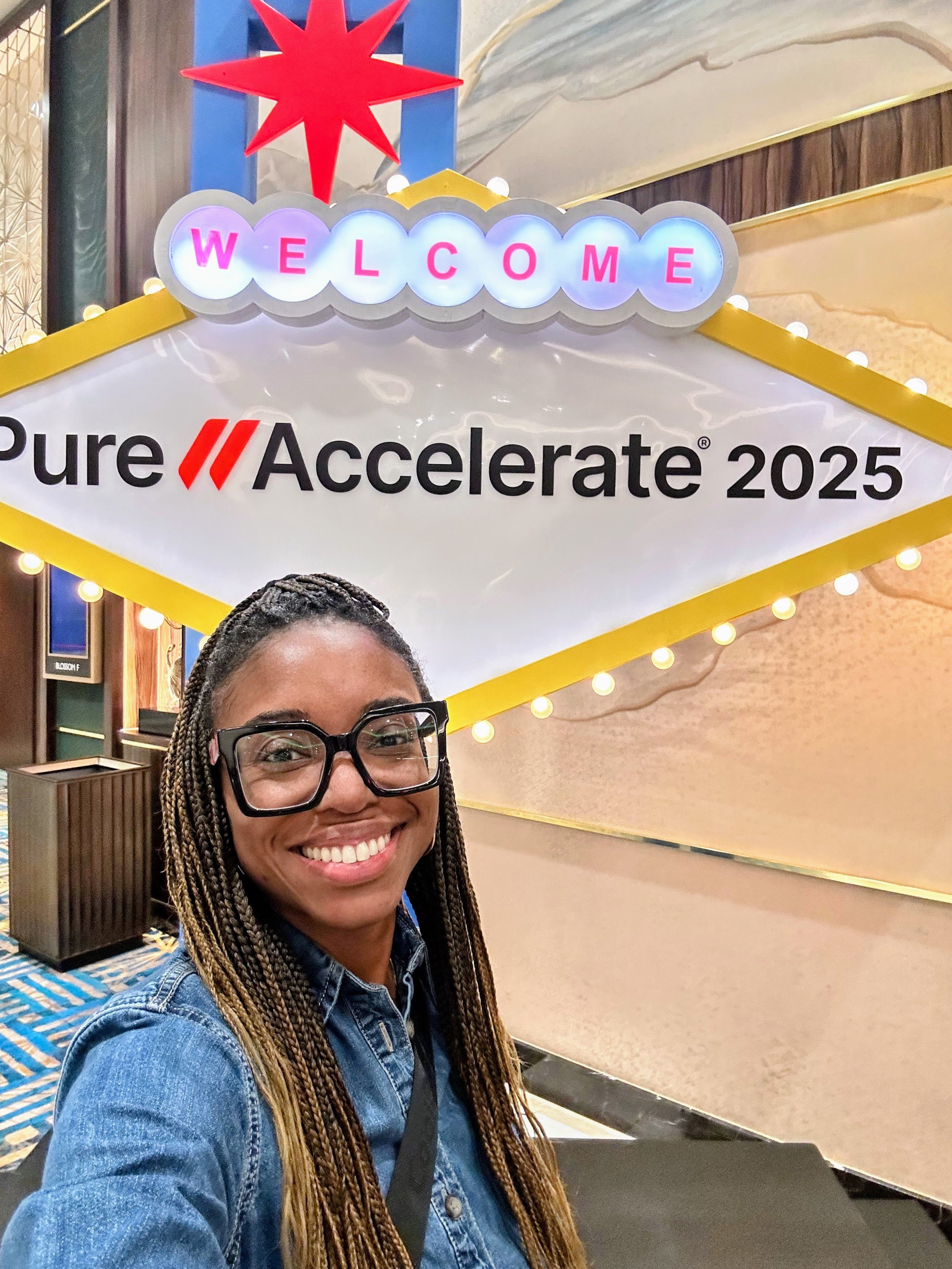 Ellide Smith Event Manager at Pure Storage Accelerate 2025 in Las Vegas, NV