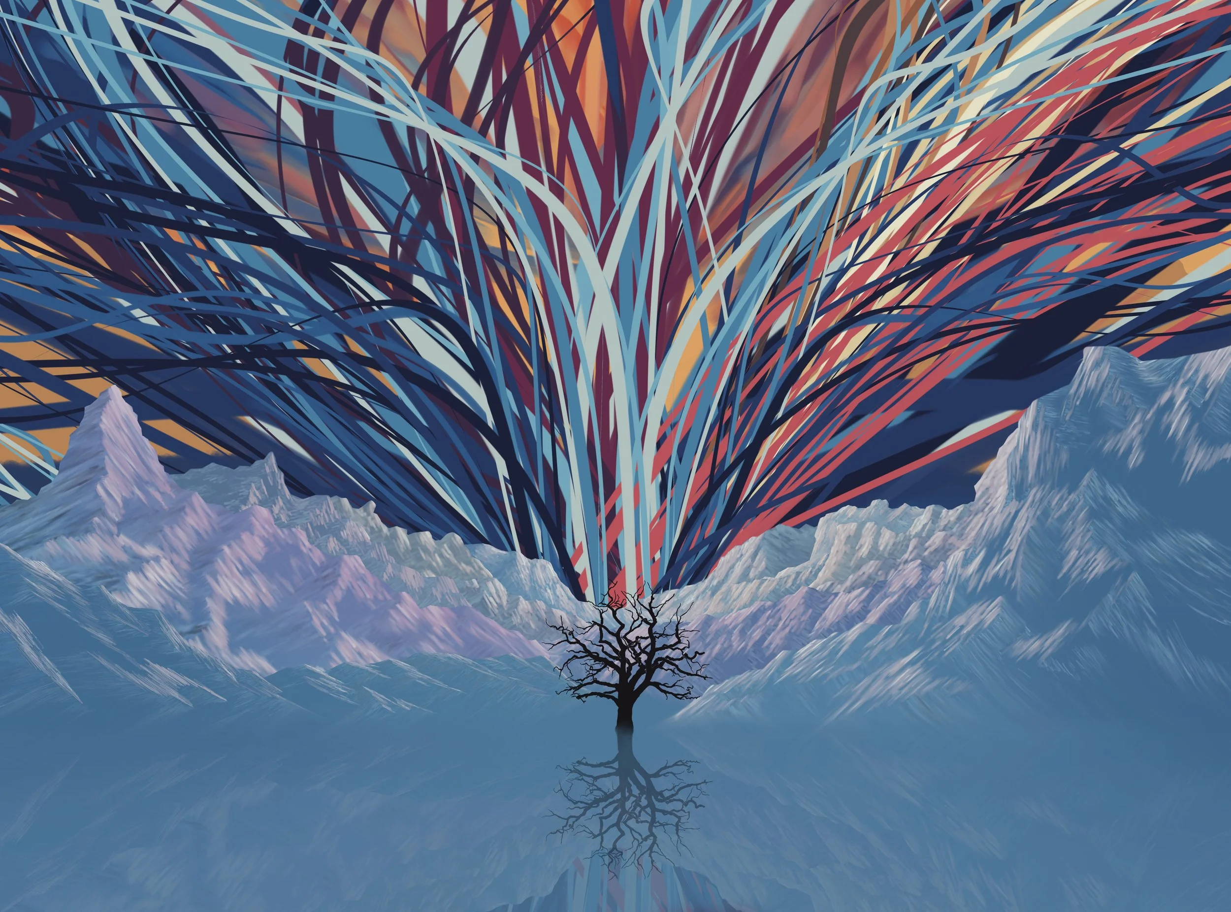 'Trusting The Heart'
digital painting, 27” x 20”, 2024