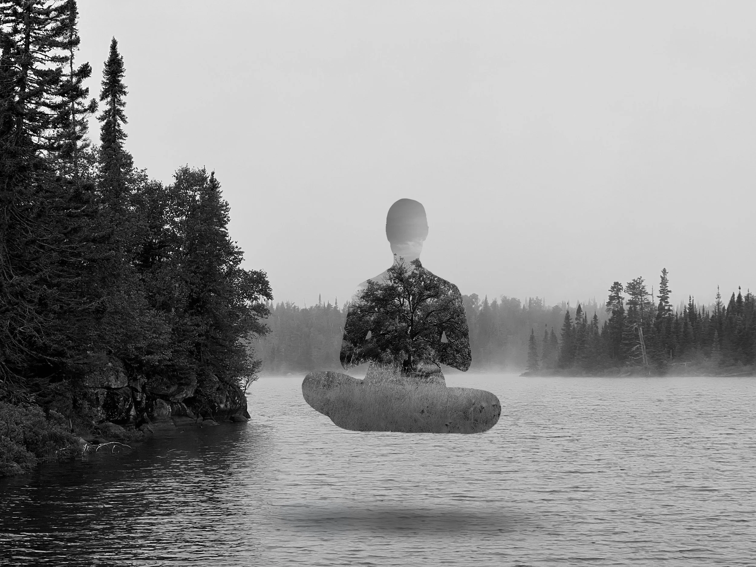 'Clear Spirit',
Photoshop, 14" x 10", 2025
