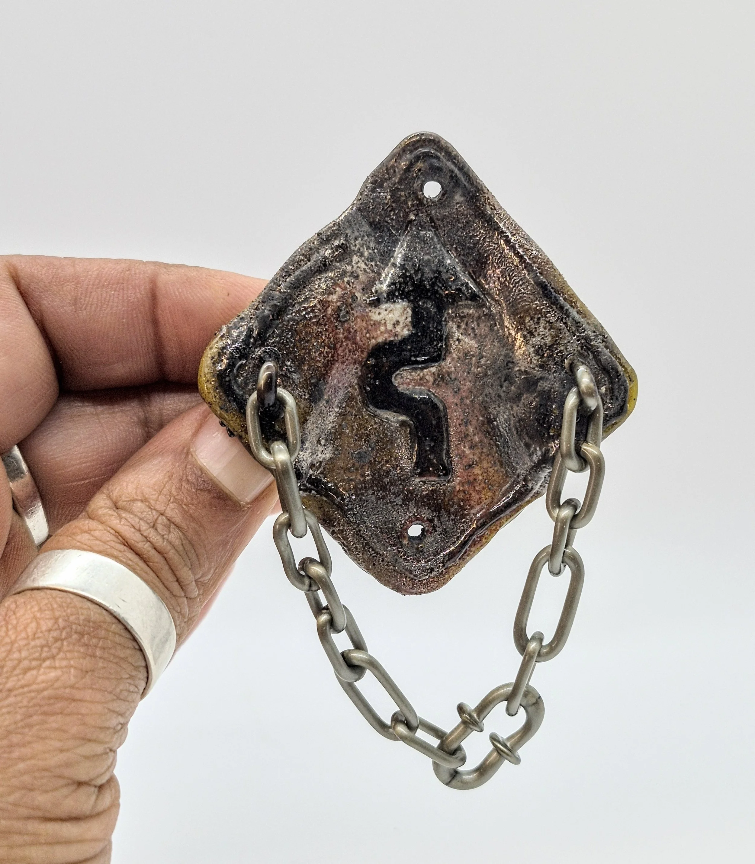 Dangerous Curves Brooch-Collaboration with Charlene Foster aka Cha Cha Chainz