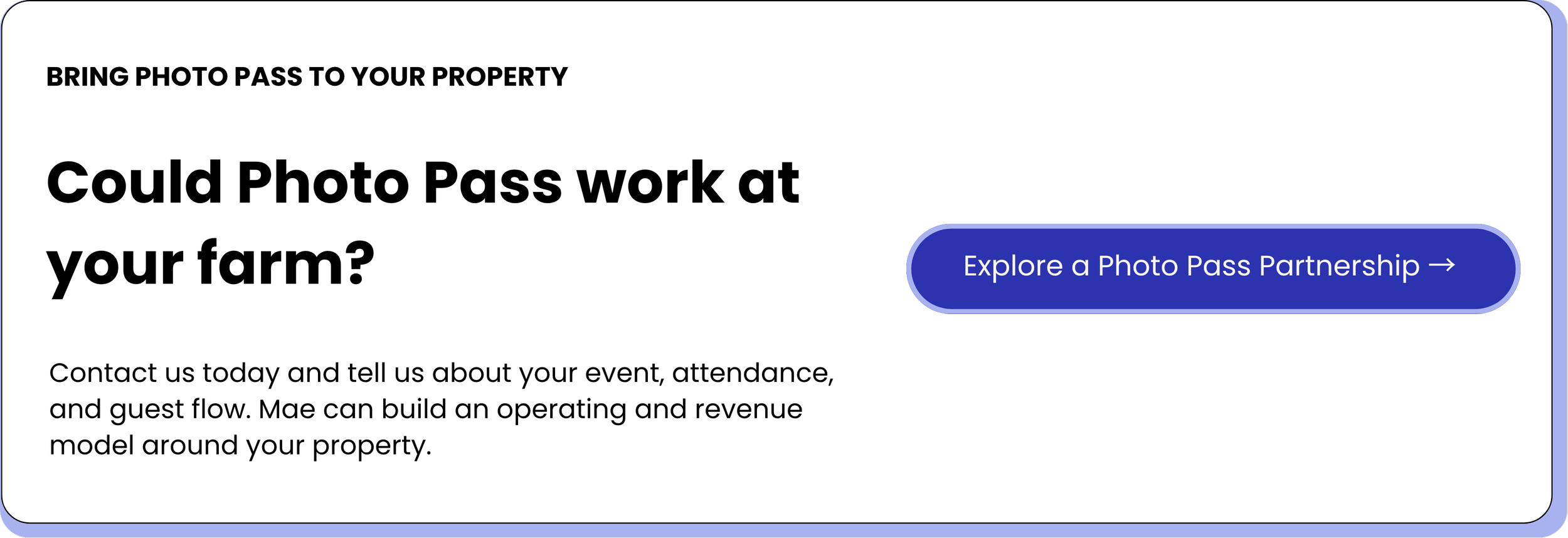 Explore a Photo Pass Partnership