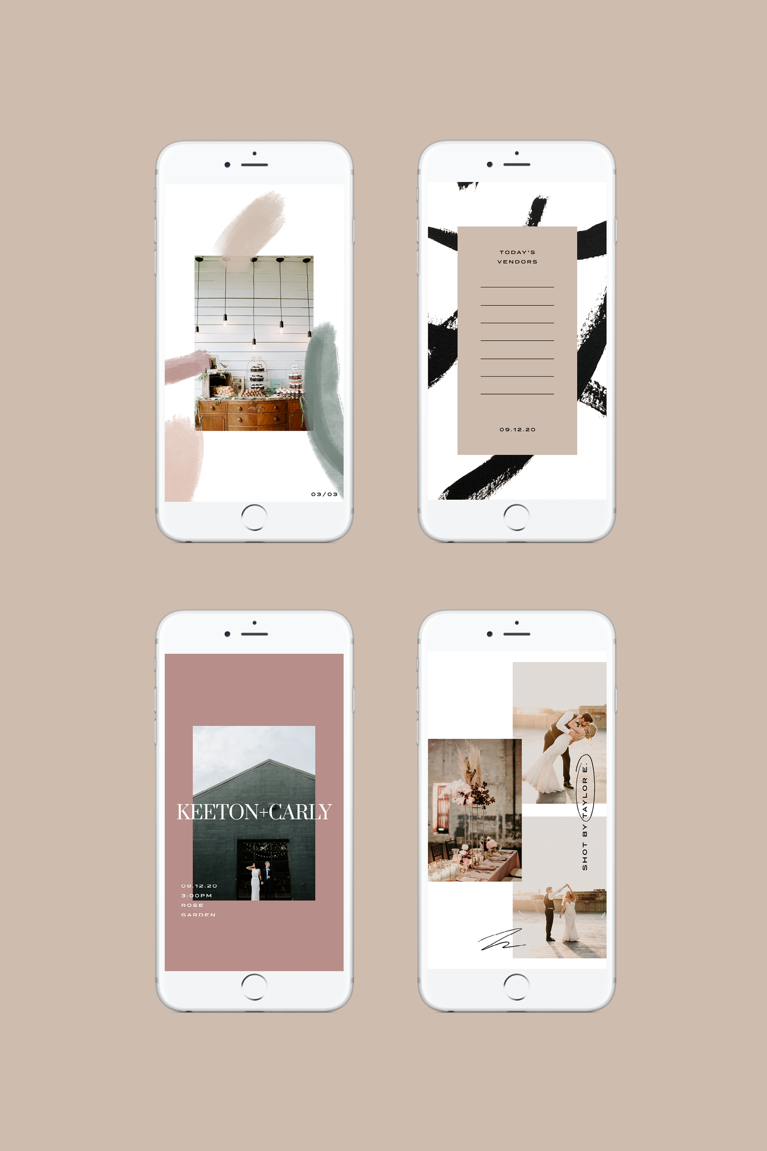 Clean Modern and Minimal Modern Art Instagram Templates