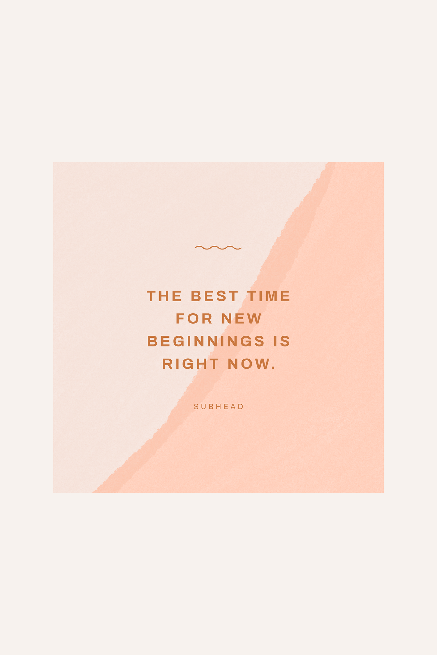 Boho Pinks and Browns Quote Instagram Template Designs