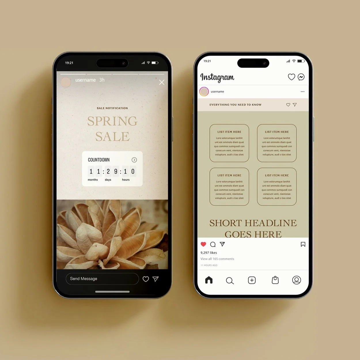 Earthy Essence: Instagram Bundle