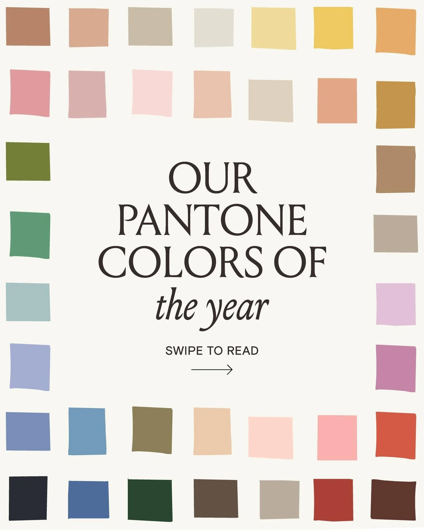 Cloud dancer is lowkey BOOOOORING so here are our Pantone colors of the year. 🥱

I was rooting for a butter yellow or a muted, yet full of life shade of green. I could&rsquo;ve also gotten down with a deep burgundy (I&rsquo;m seeing it everywherreee