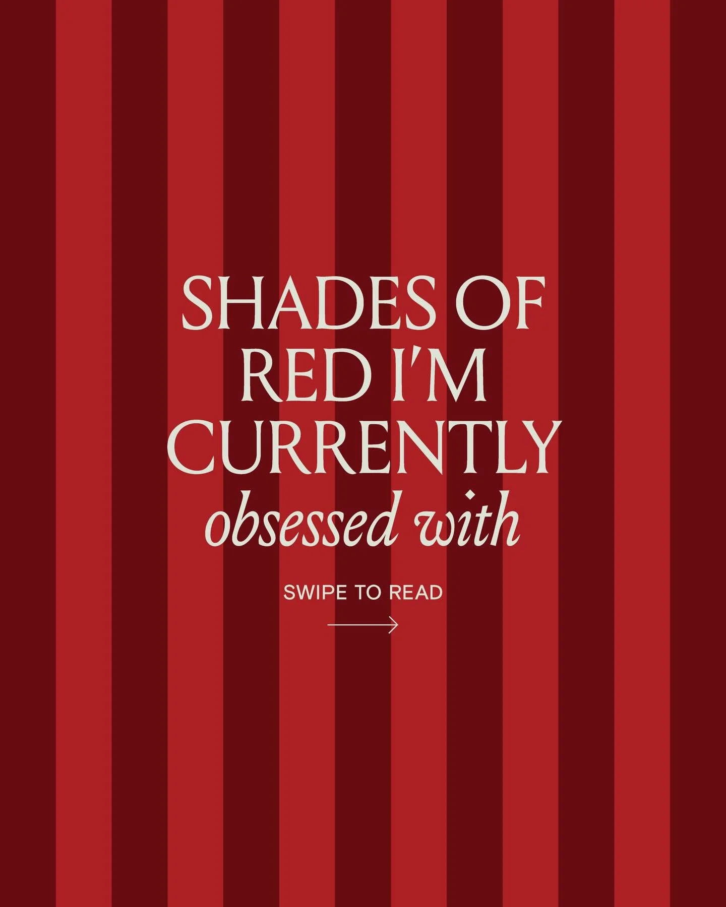 Crushing on RED &hearts;️ this time of year.

A color I despised 5 years ago has somehow found a way back to my heart. 

Which shade is calling your name?