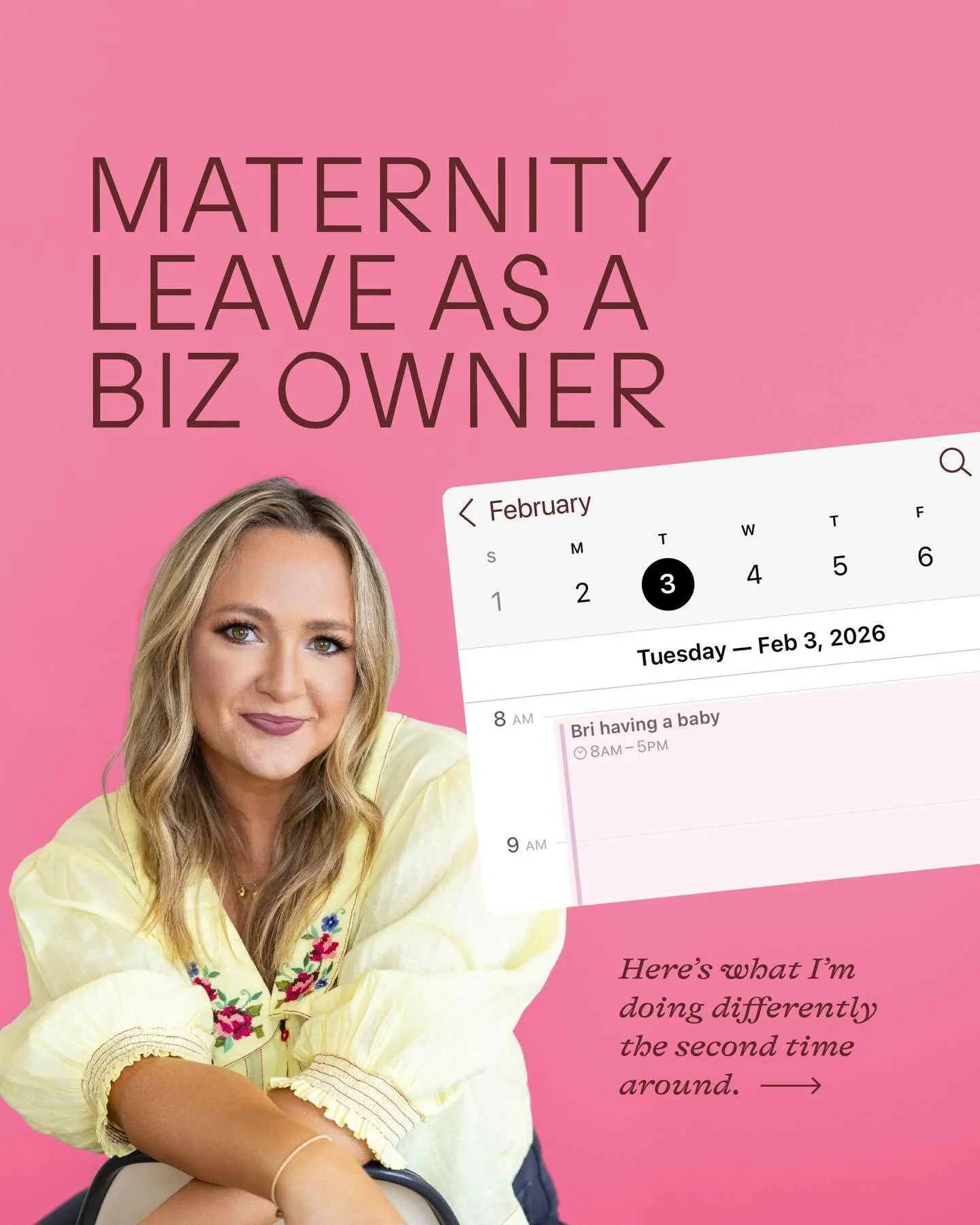 I built this business for seasons like this!!! 🍼🐥

To me, flexibility is truly everything, especially now that I&rsquo;m a mom. I can&rsquo;t imagine not working, but I also can&rsquo;t imagine being chained to a desk all day everyday. 

I&rsquo;m 
