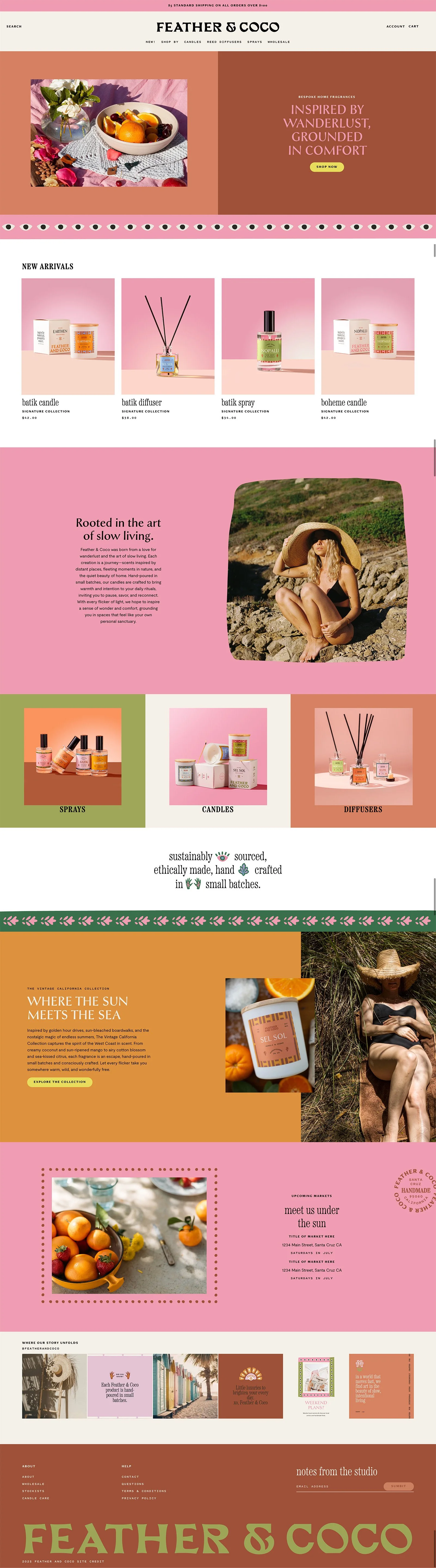 Feather & Coco Site Preview