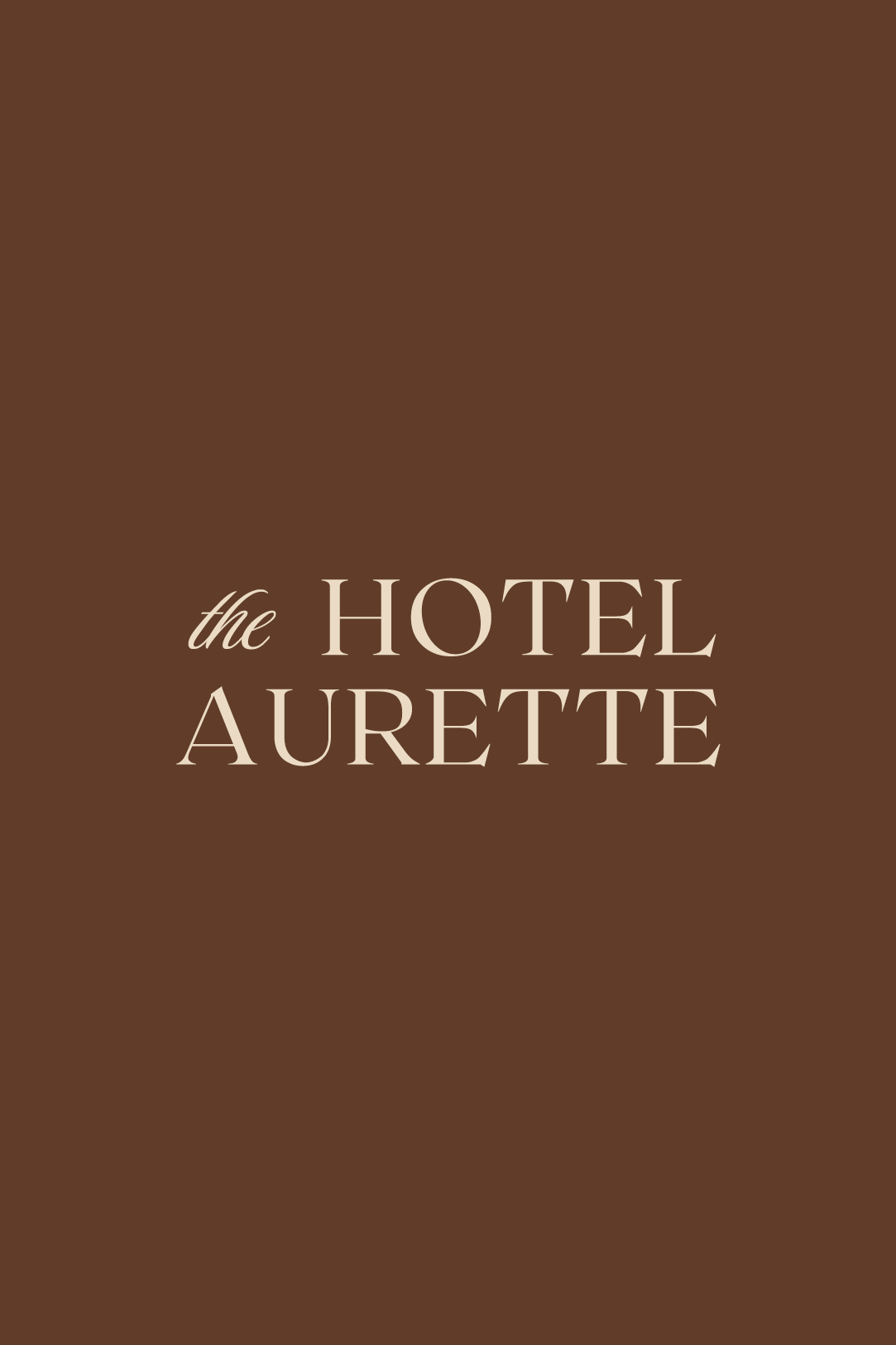 The Hotel Aurette Branding Kit