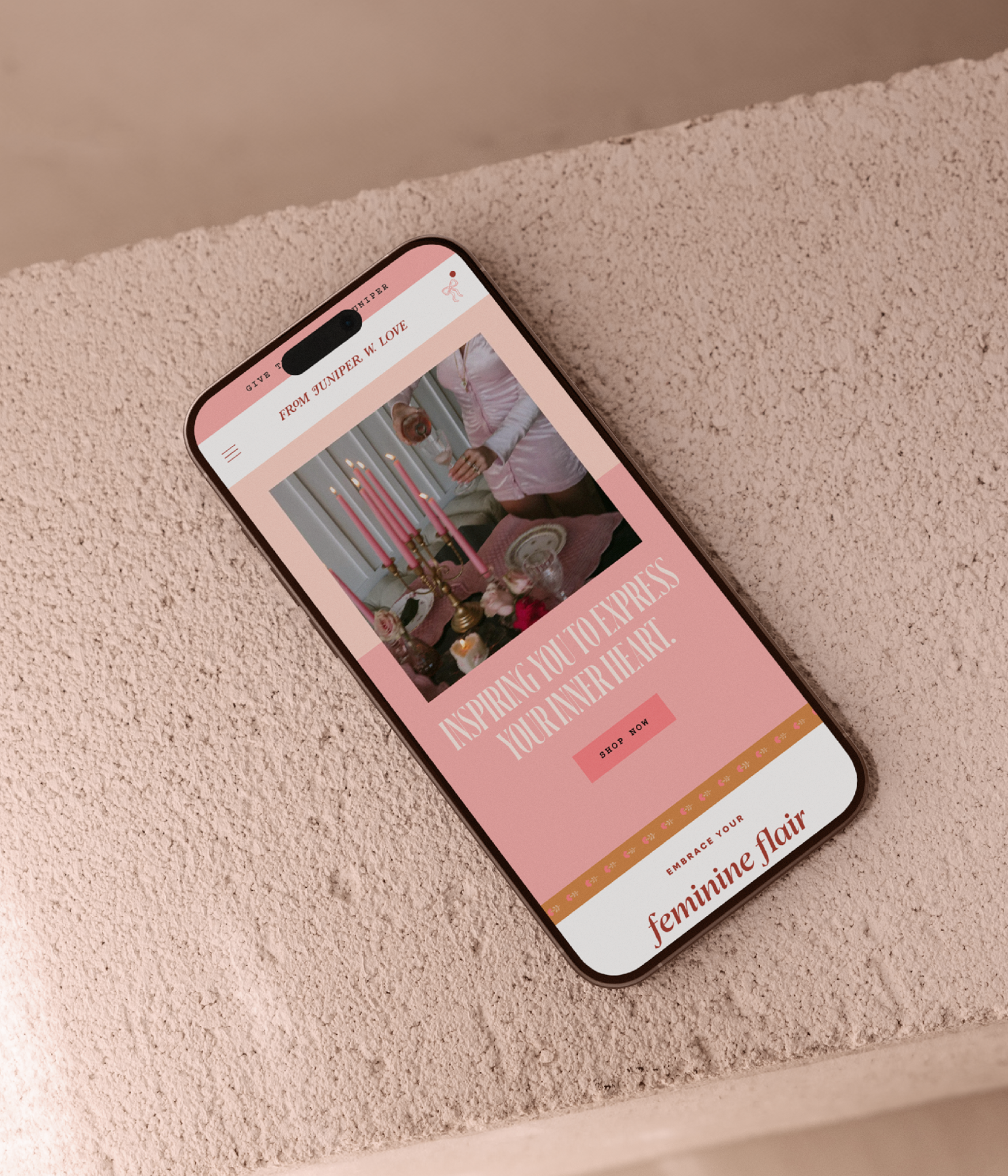 From Juniper with love iphone preview of the homepage website