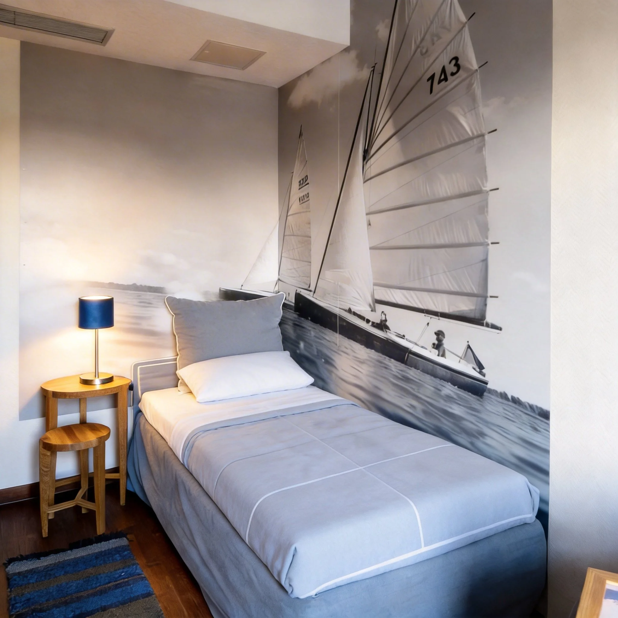 Single Room Maritime - Perfectly Made Bed.jpeg