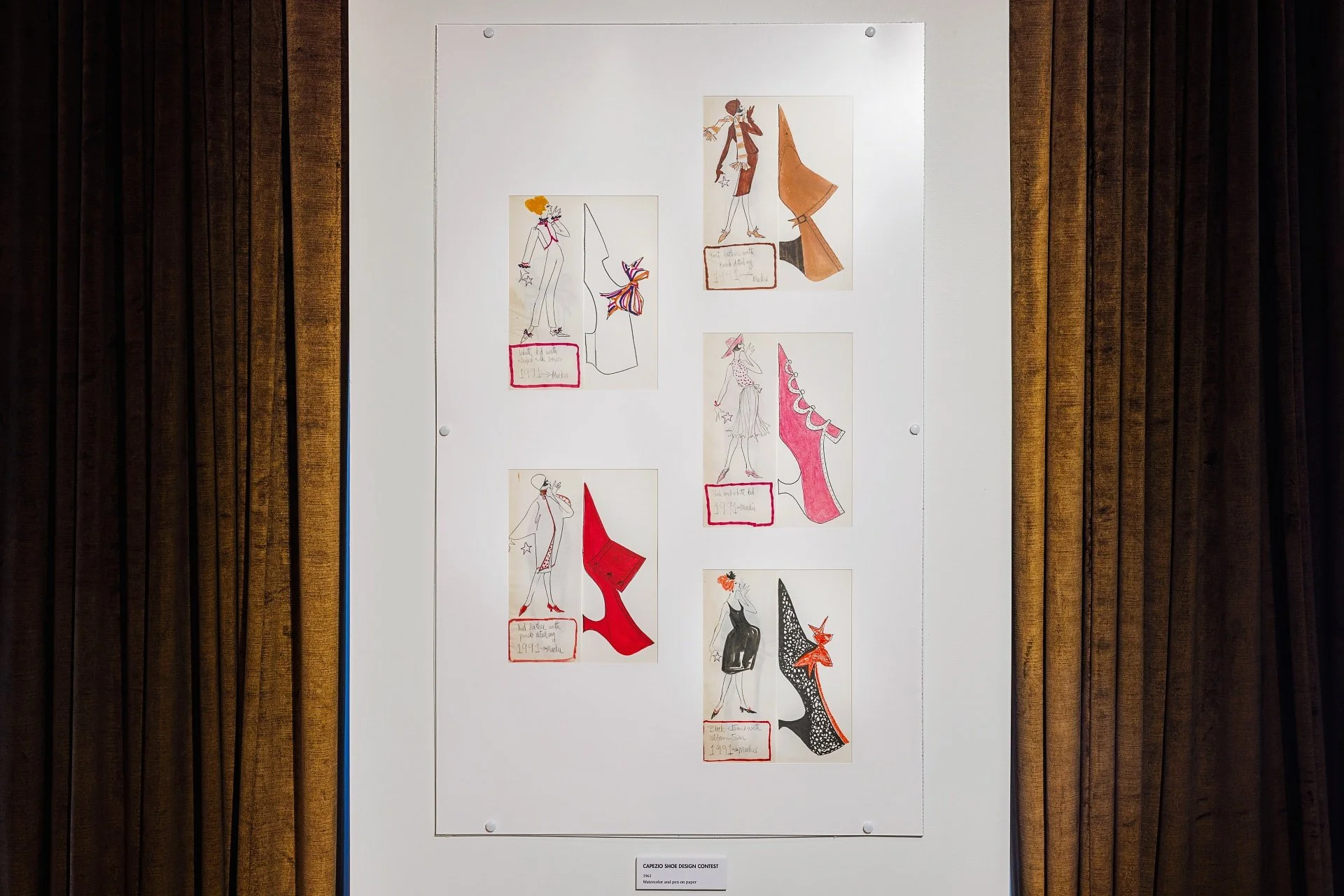 Bob Mackie Exhibit Artwork at Soho Grand Gallery in 2025