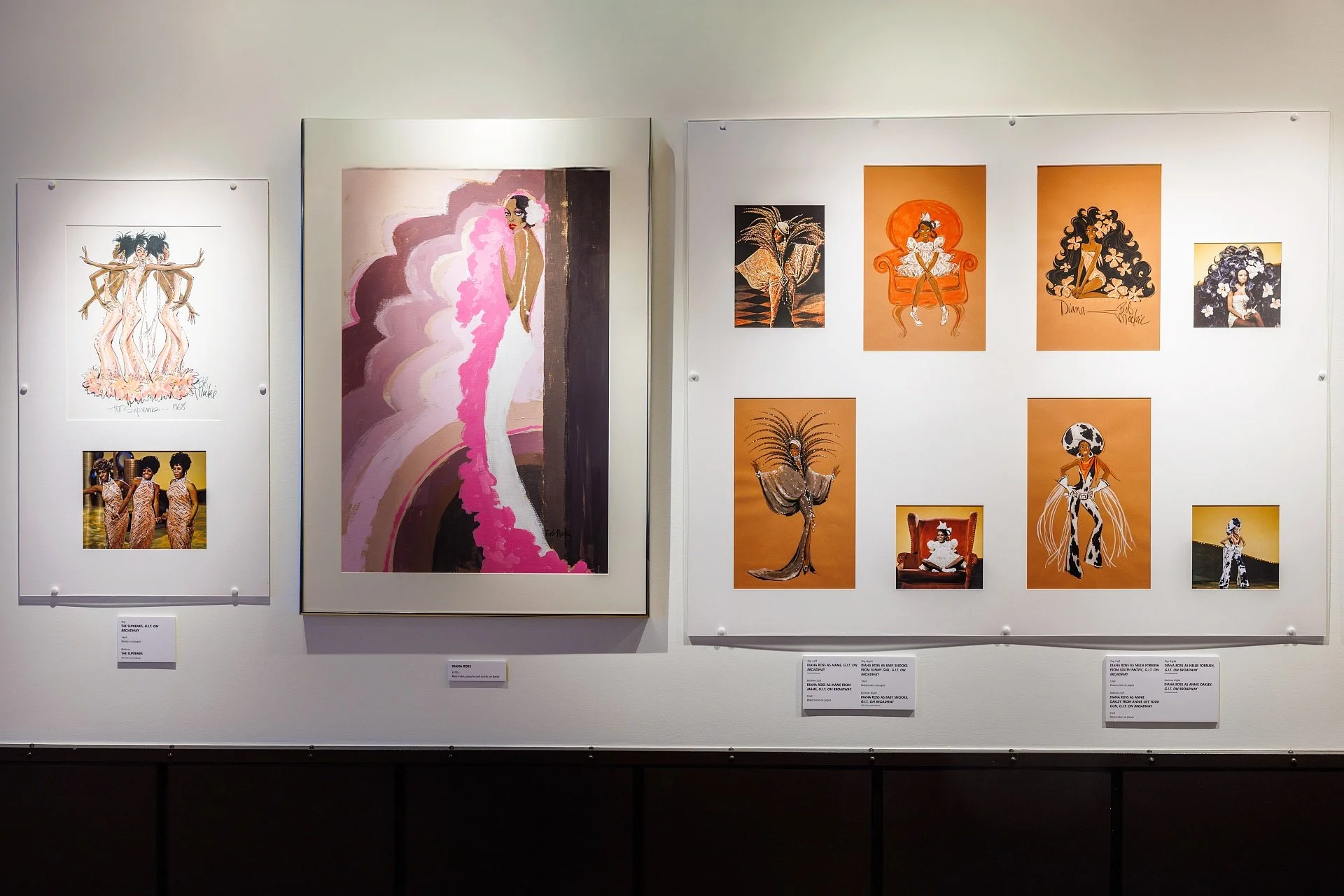 Bob Mackie Exhibit Artwork at Soho Grand Gallery in 2025