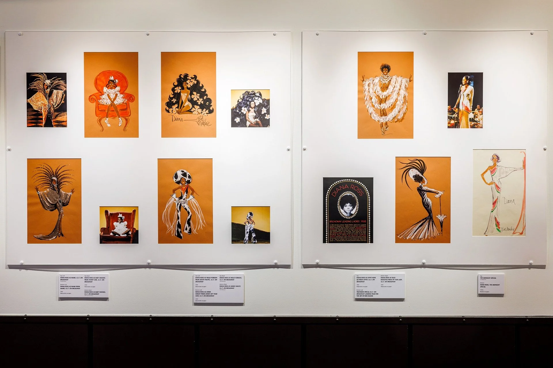 Bob Mackie Exhibit Artwork at Soho Grand Gallery in 2025