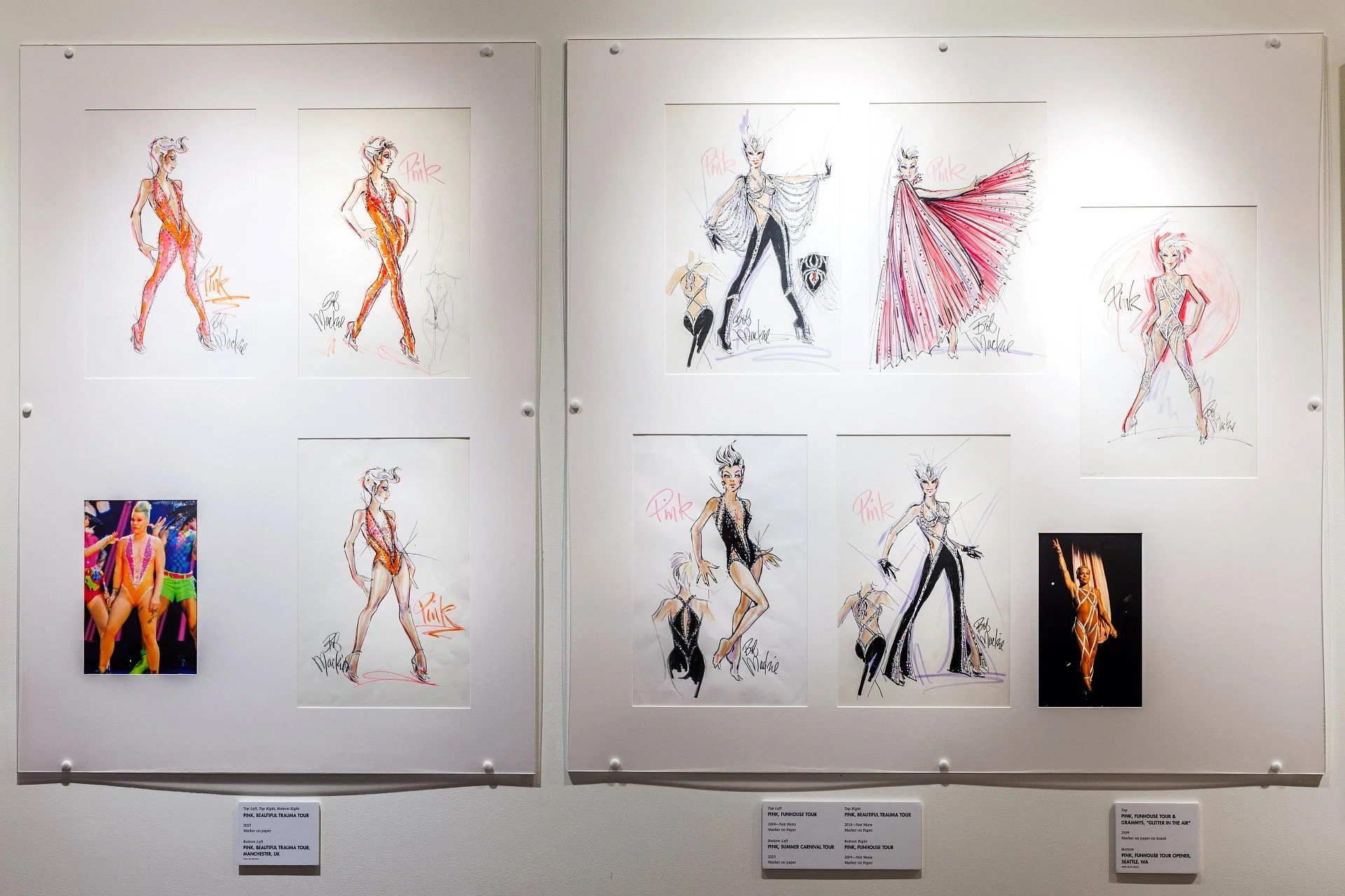 Bob Mackie Exhibit Artwork at Soho Grand Gallery in 2025