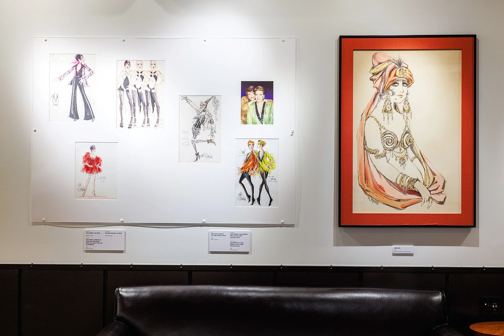 Bob Mackie Exhibit Artwork at Soho Grand Gallery in 2025