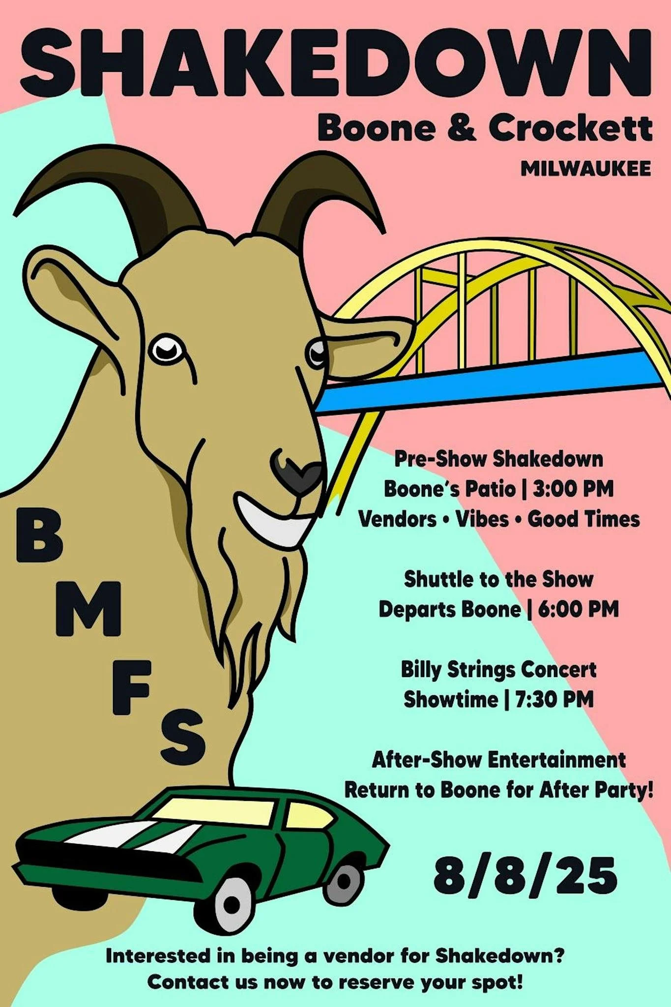 Shuttle to Billy Strings at Fiserv Forum!