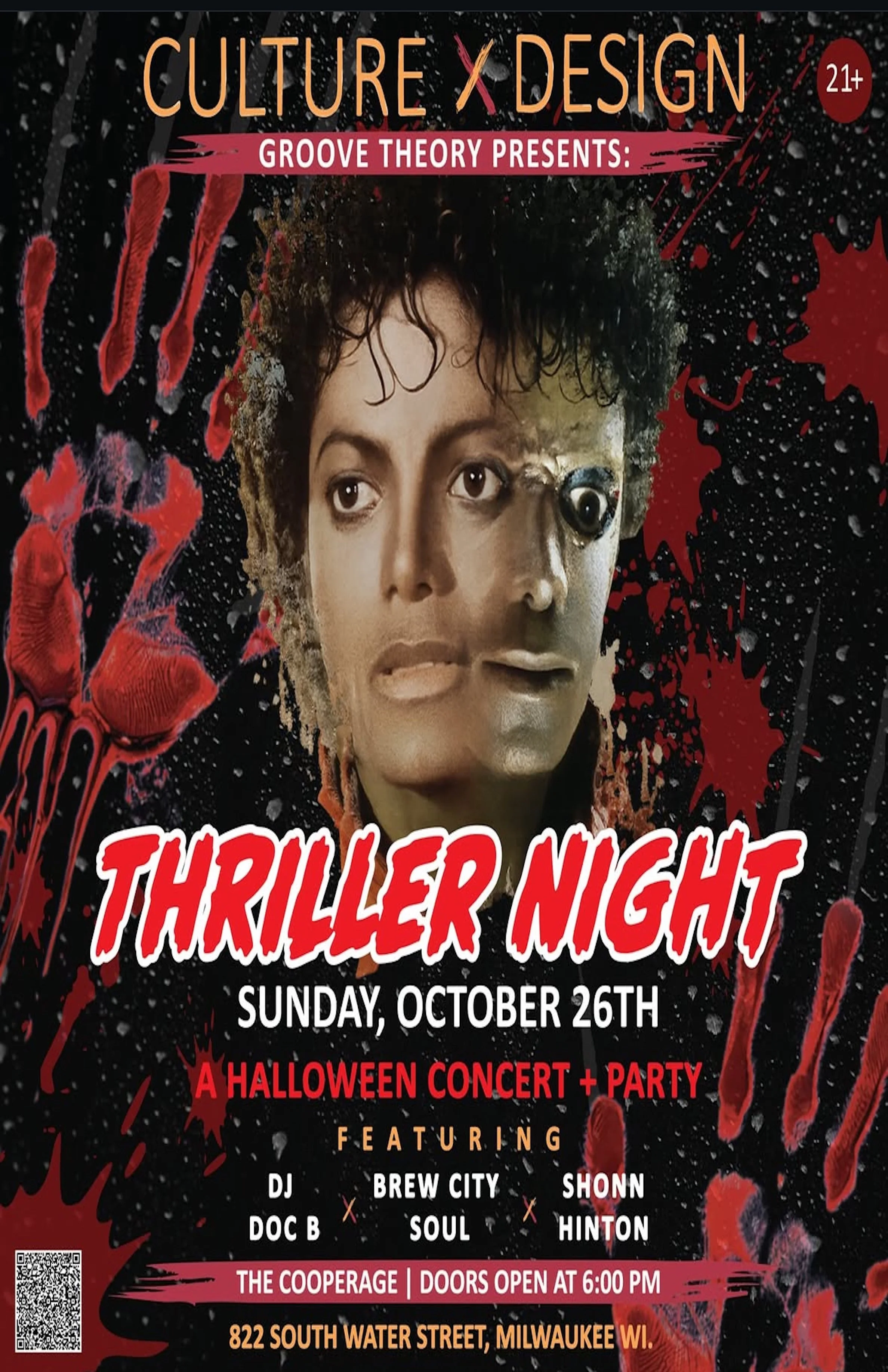 Groove Theory presents: Thriller Night! A Halloween Concert + Party
