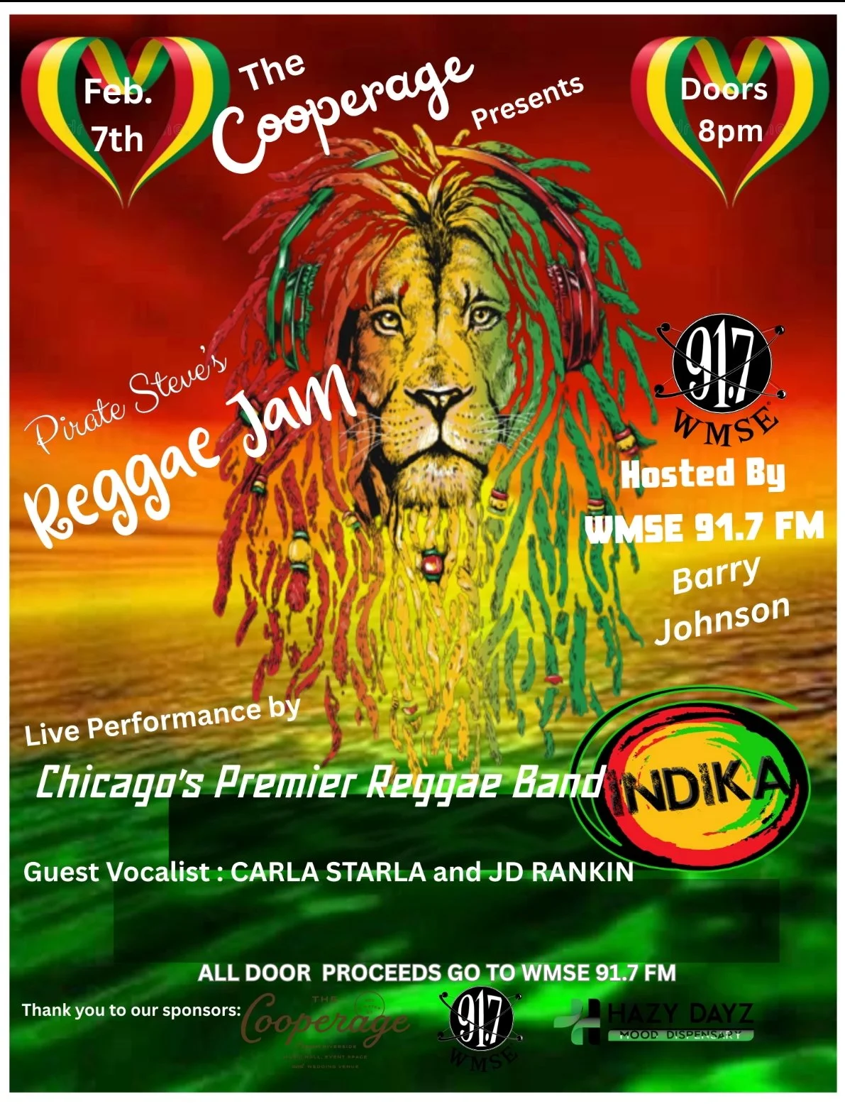 WMSE presents Pirate Steve's Reggae Jam