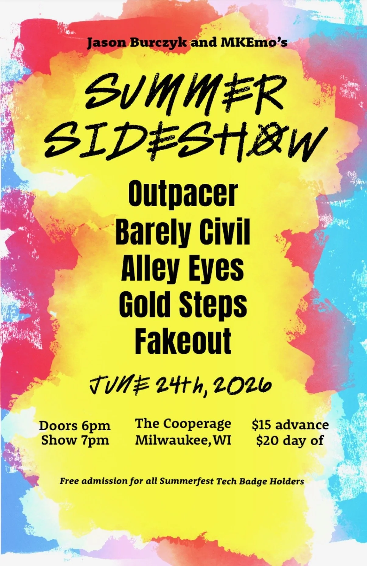 SUMMER SIDE SHOW presented by MKEmo & JBP