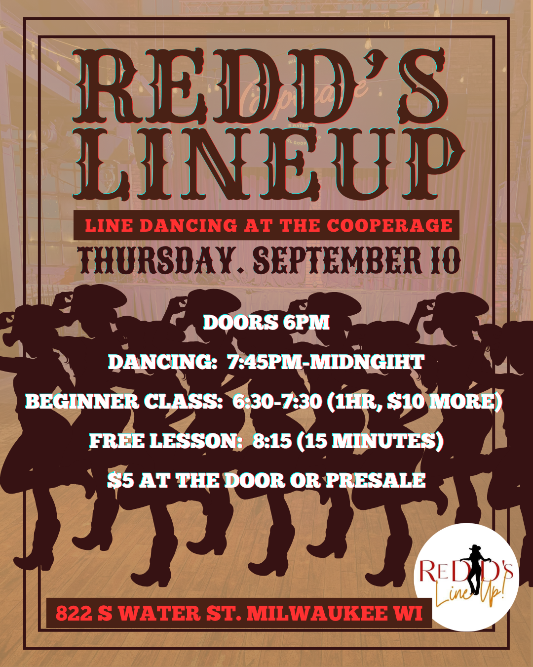 Redd's Lineup: Line Dancing Spectacular