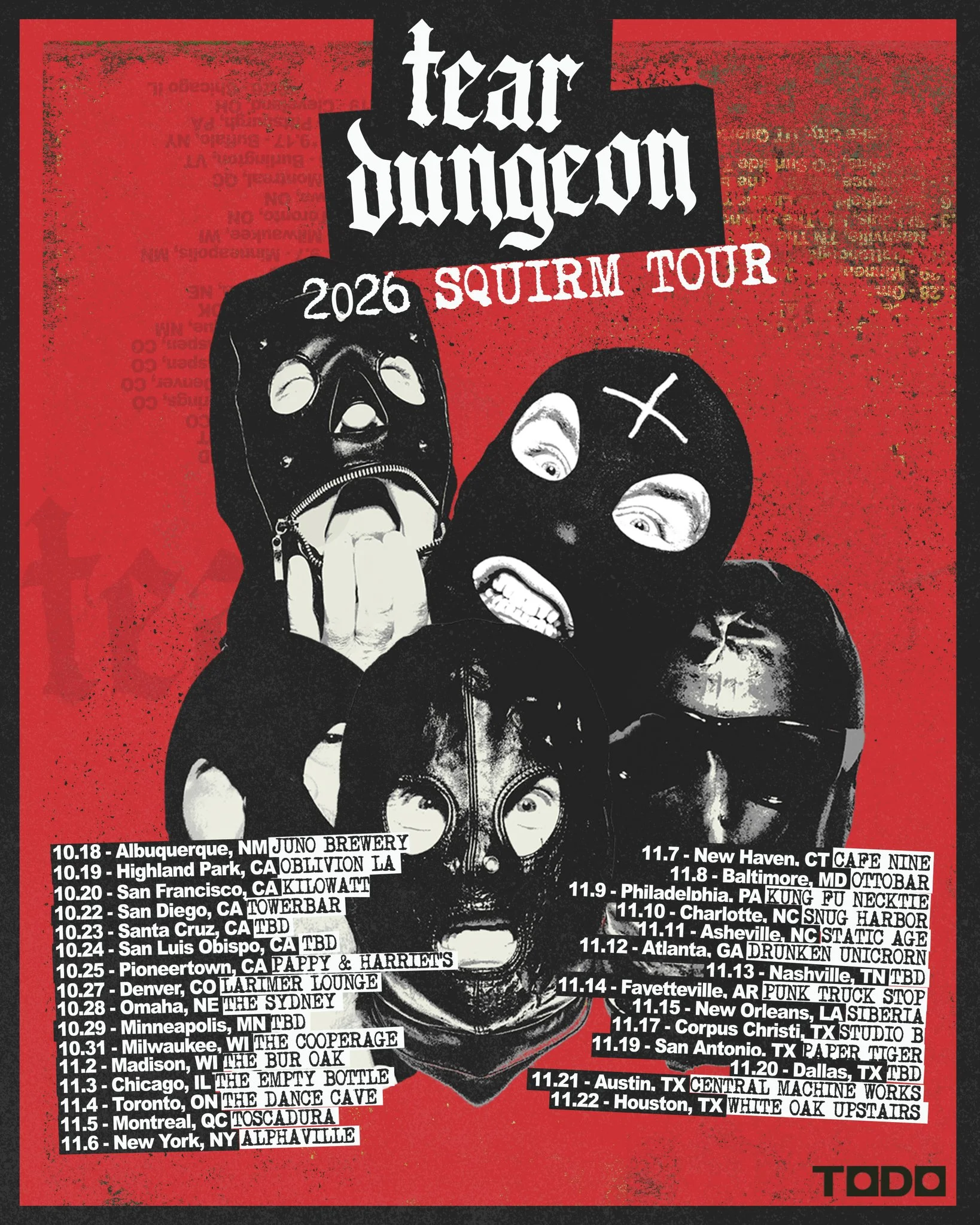 COOP HALLOWEEN BASH featuring TEAR DUNGEON & MORE!!