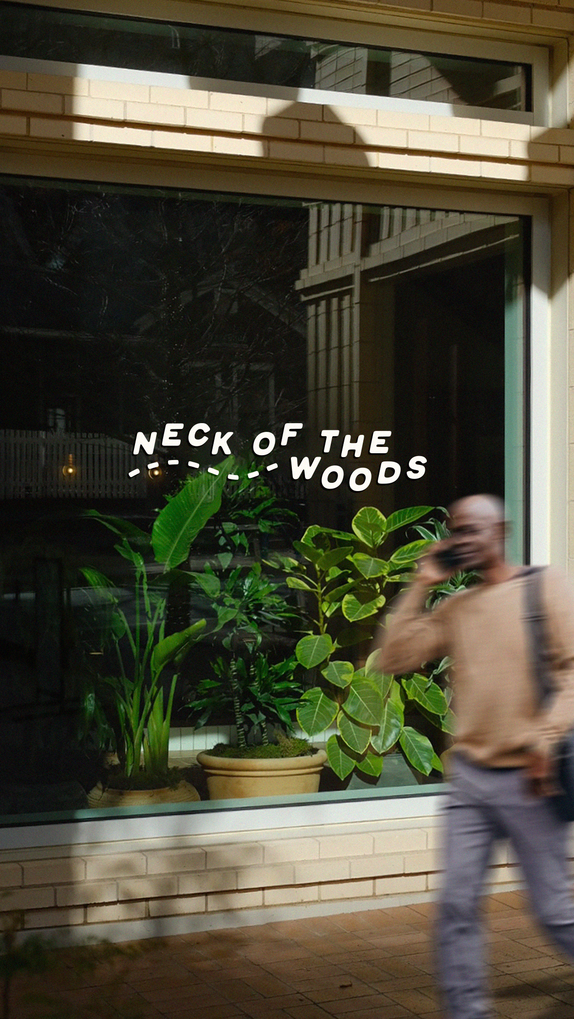 Neck of the Woods Window Logo