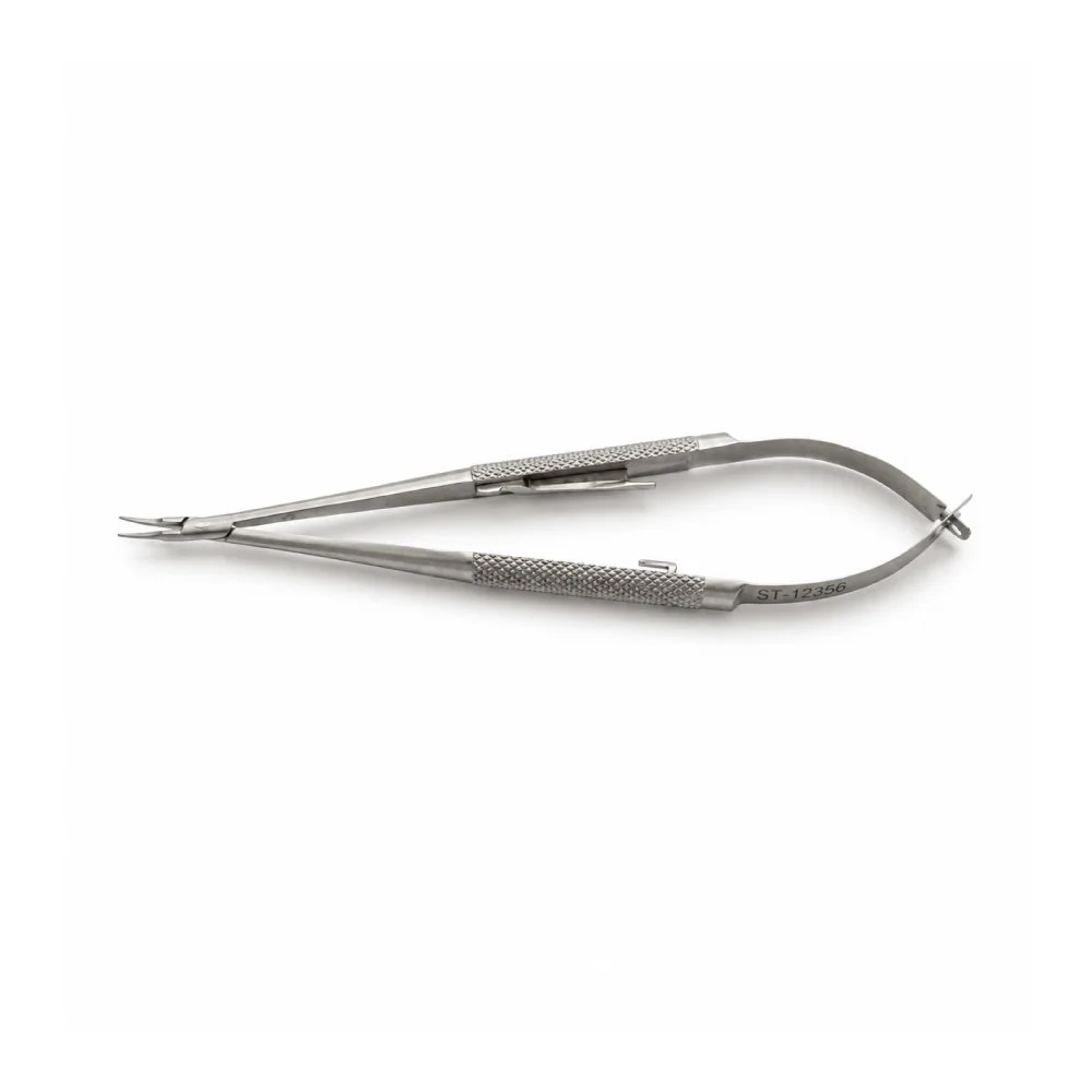 ST-12356 Crawford Micro Needle Holder W/Lock Fine