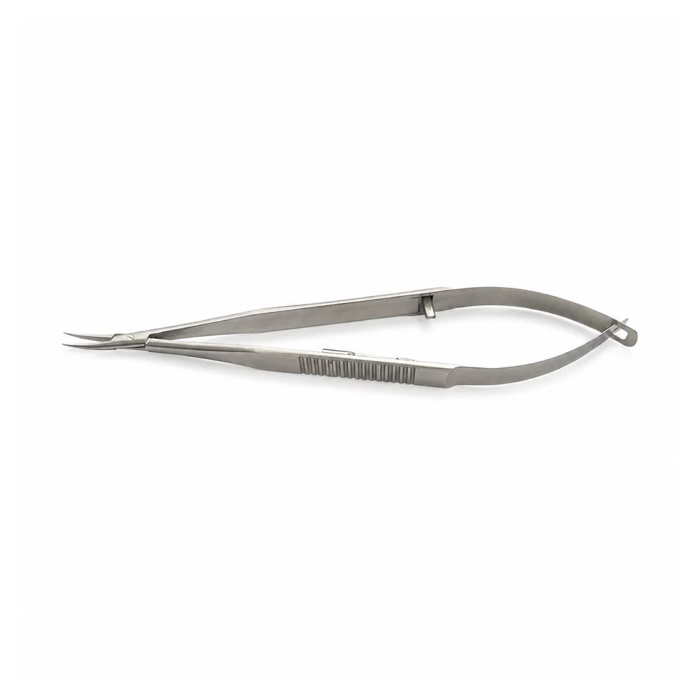 ST-10756 Castroviejo Needle Holder Curved Delicate Jaws W/ Lock