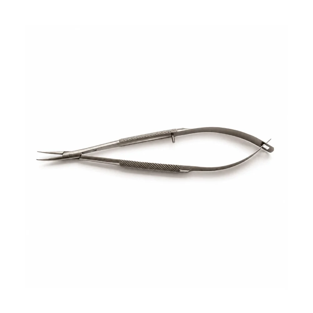 ST-11706 Baby Barraquer Needle Holder Curved W/O Lock