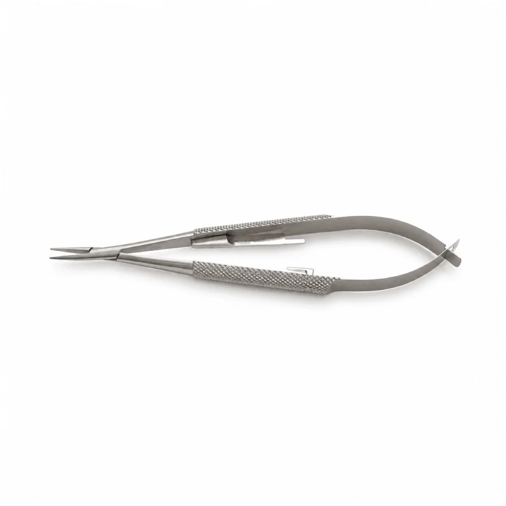 ST-10356 Barraquer Needle Holder Straight W/Lock