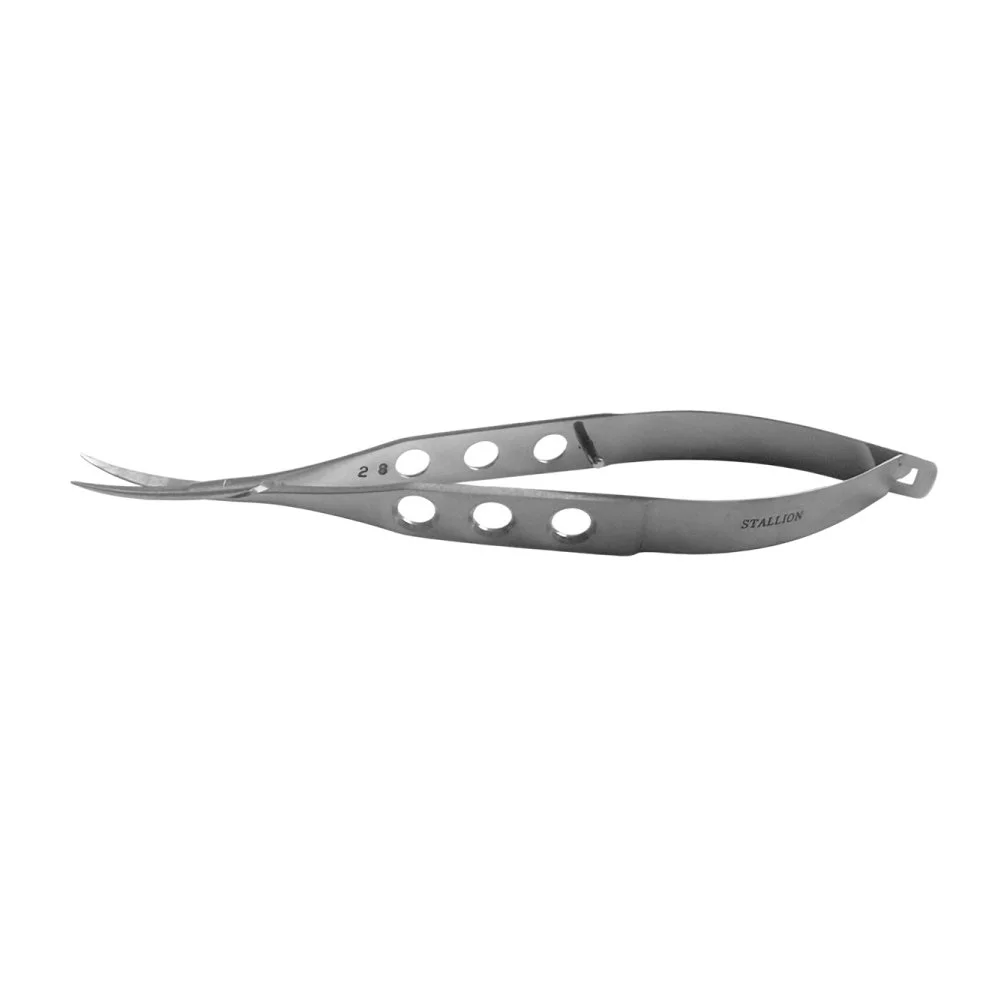 ST-12407 Castroviejo Corneal Scissors Half Curved Fine Point