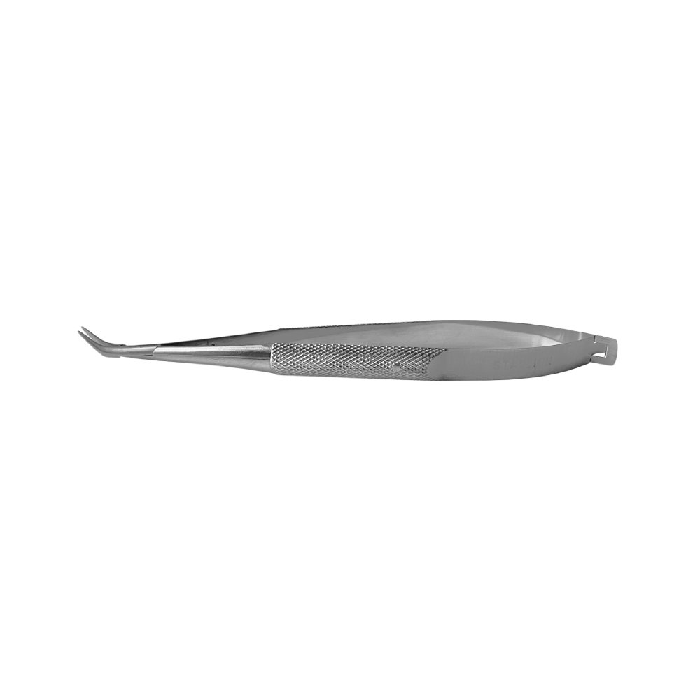 ST-12156 Barraquer Troutman Needle Holder Angled W/O Lock