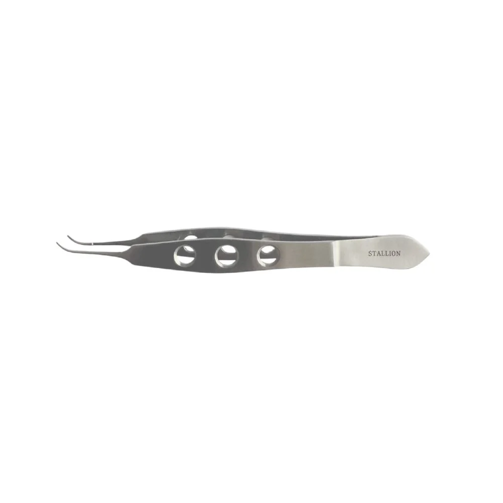 ST-16265 Freeman Jaffe Lens Holding Forceps Long. Groove Curved
