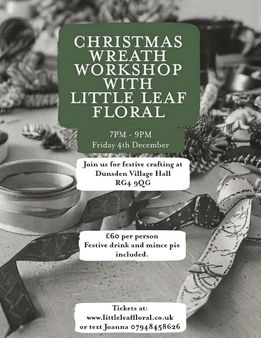 Christmas Wreath-making Workshop at Dunsden Village Hall