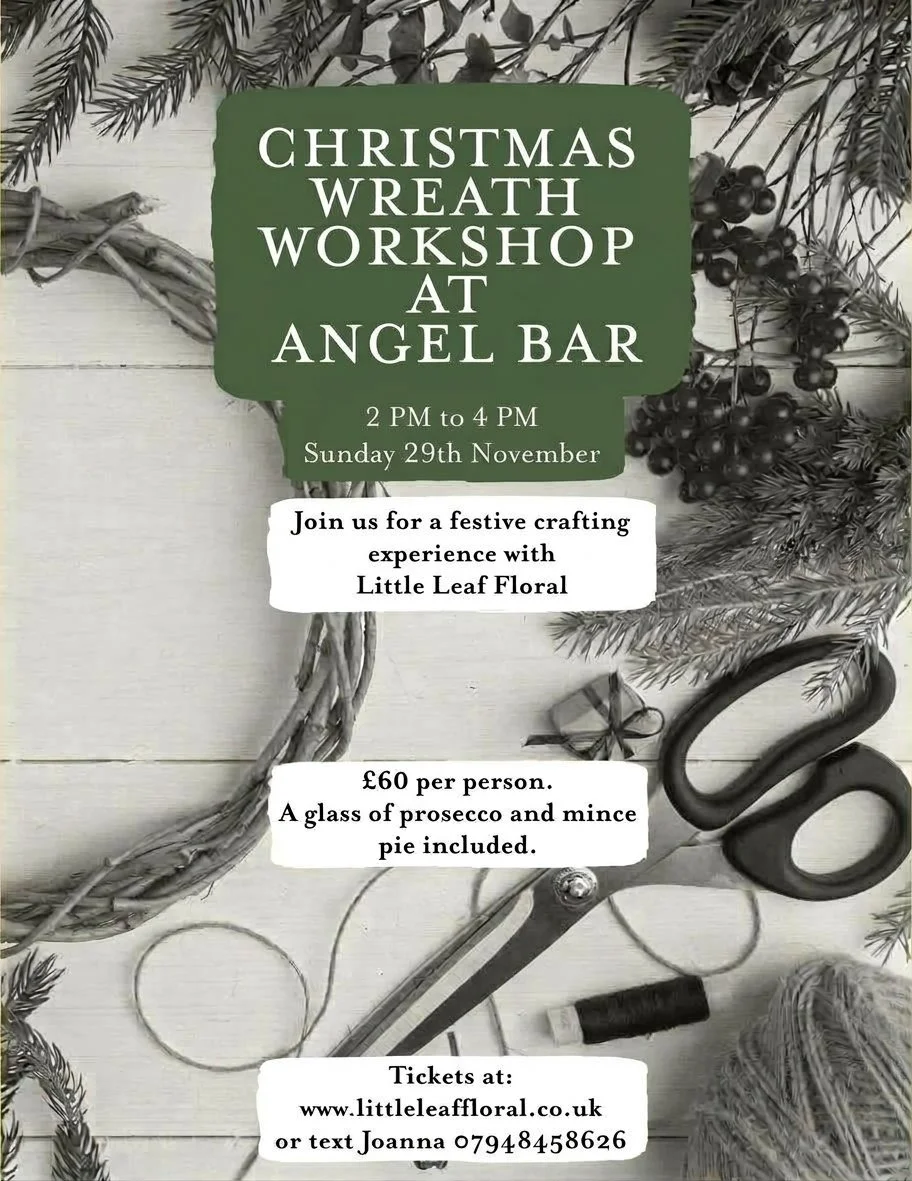Christmas Wreath-making Workshop at Angel Bar