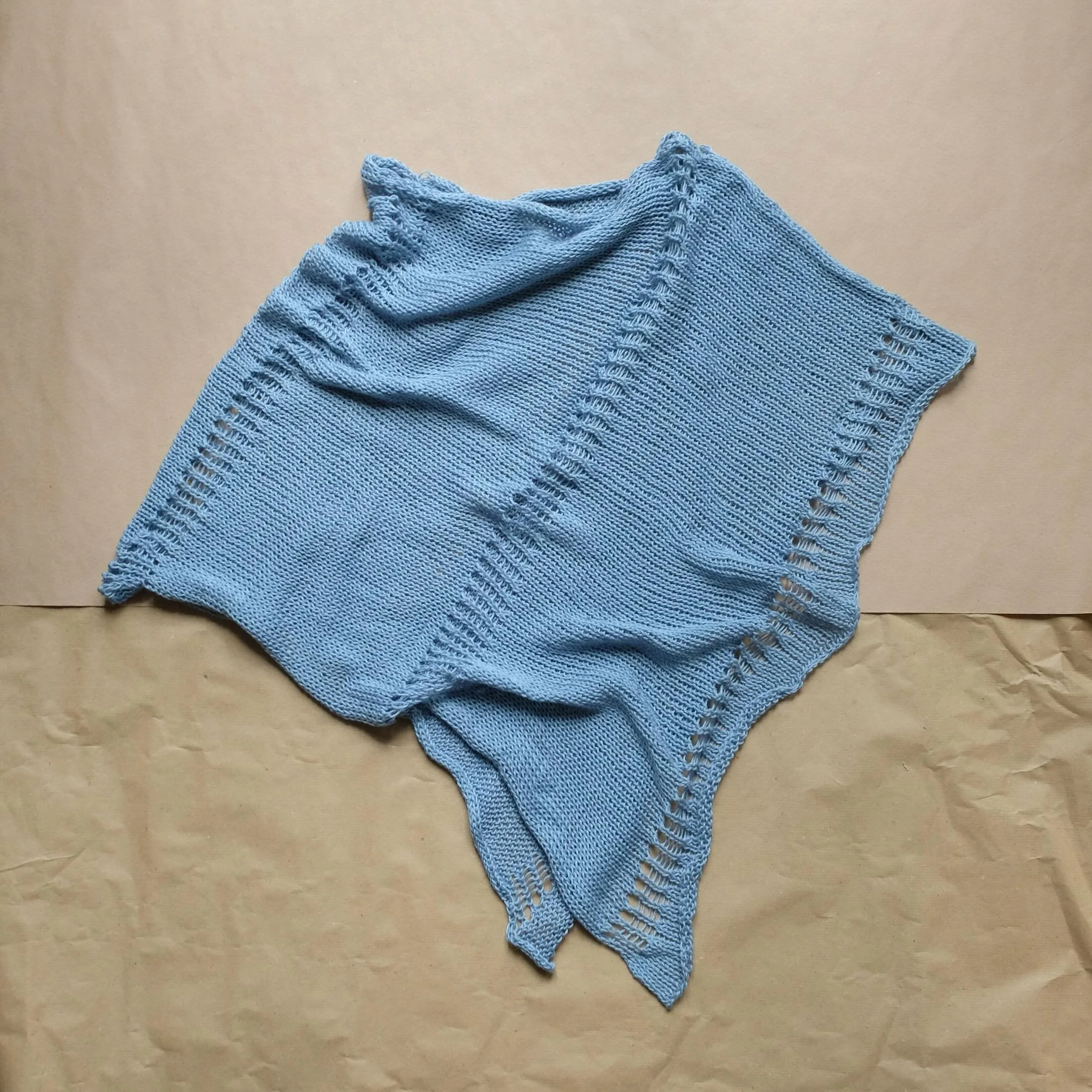 knit poncho - blue 
100% cotton
best fits size M/L (swipe to see measurements)
&euro;50 + shipping (or free pickup berlin) 
DM to purchase