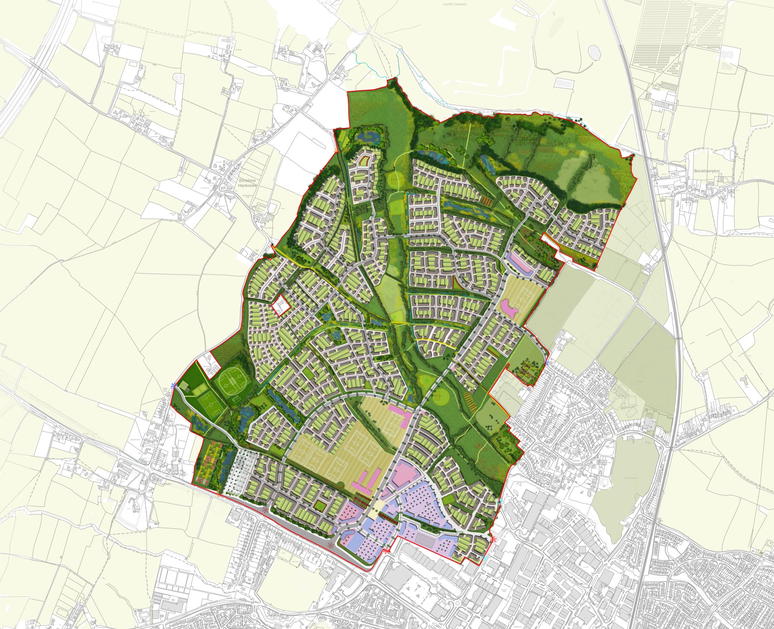 Elms Park, Cheltenham Continuation