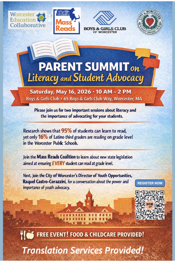 May 16: Parent Summit on Literacy and Student Advocacy