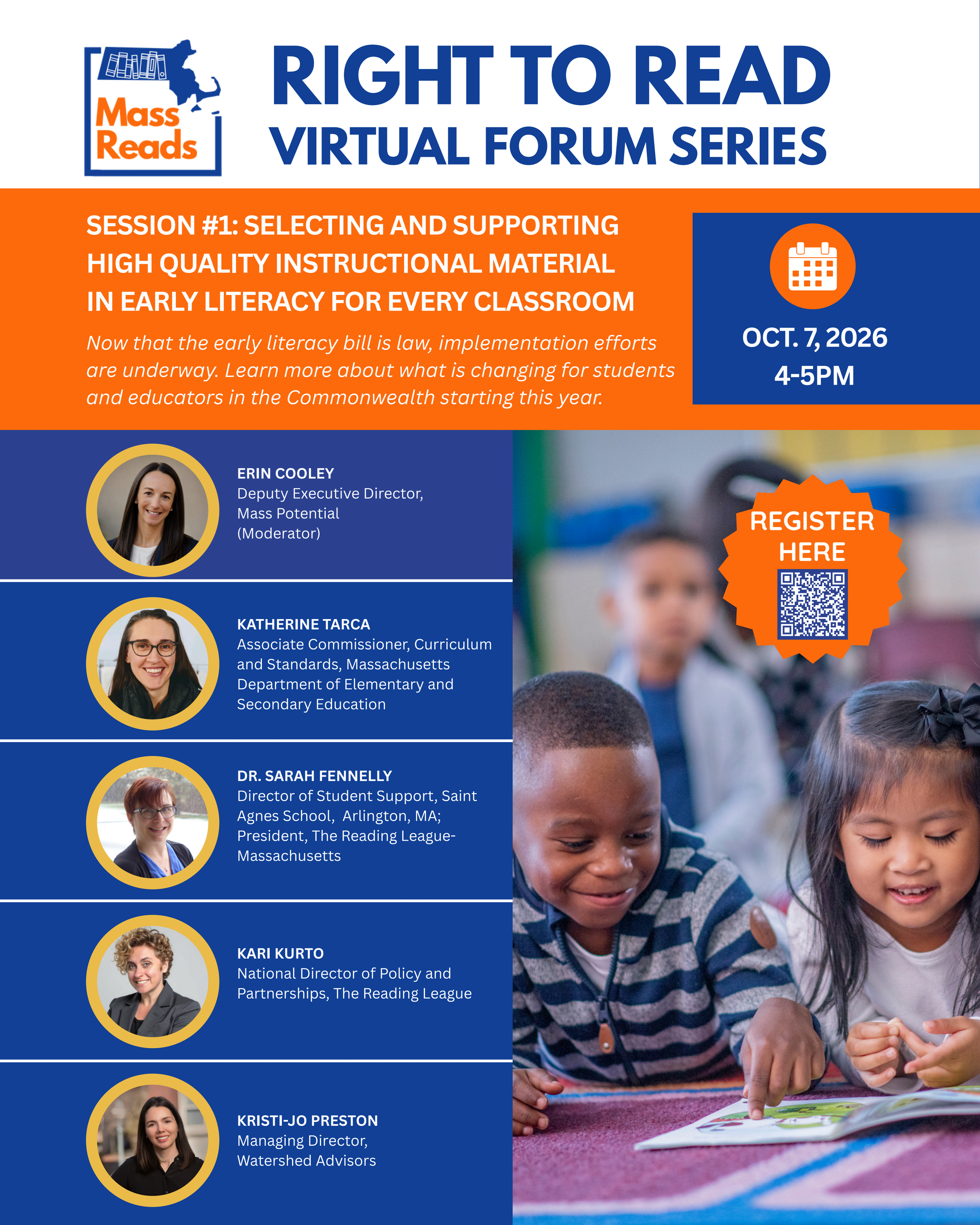 October 7: Right to Read Virtual Forum