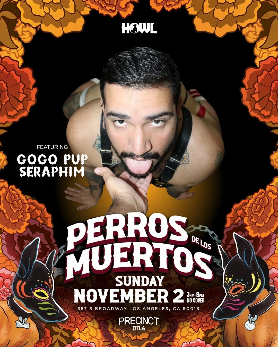 Give it to @serxph.him - Gogo dancing this SUNDAY at @precinctdtla for Perros De Los Muertos 💀