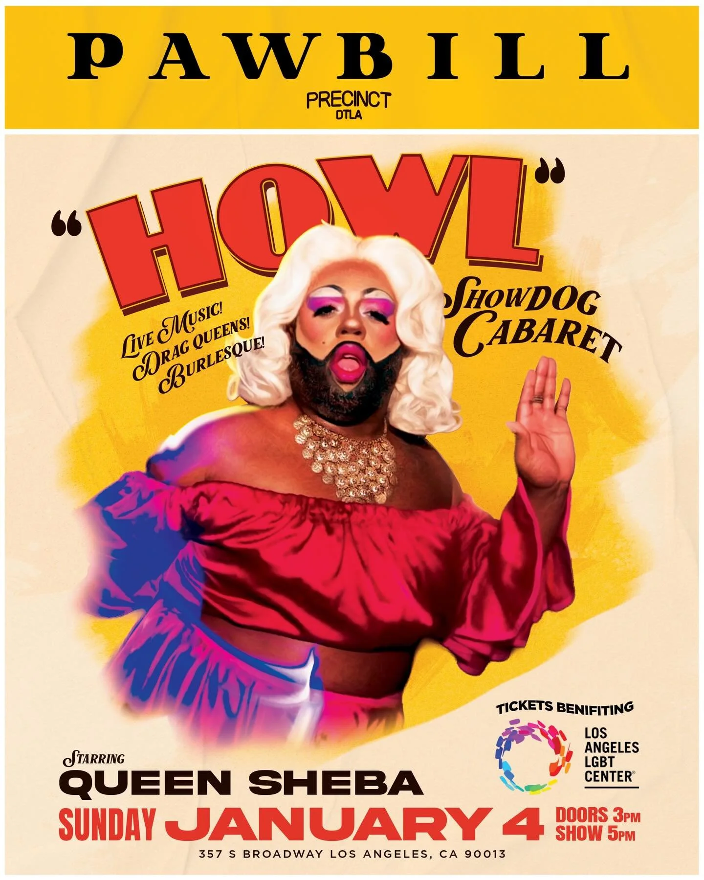 You&rsquo;re gonna love @thatqueensheba performing LIVE at our HOWL Showdog Cabaret

January 4th at @precinctdtla 
Info and ticket link in bio 🔗