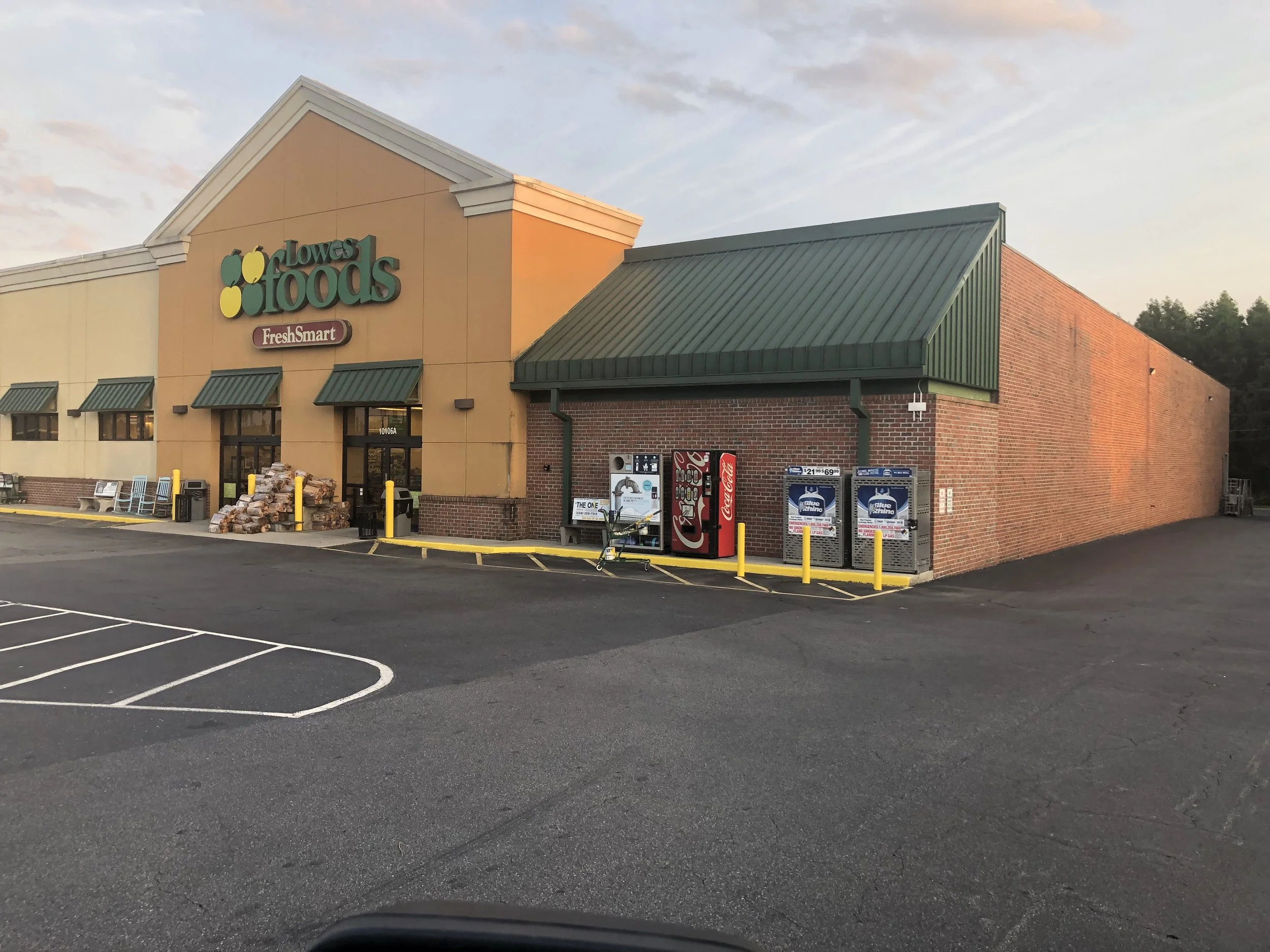 Safety Bollard/Curbing and Light Pole Base Repaint, Archdale NC