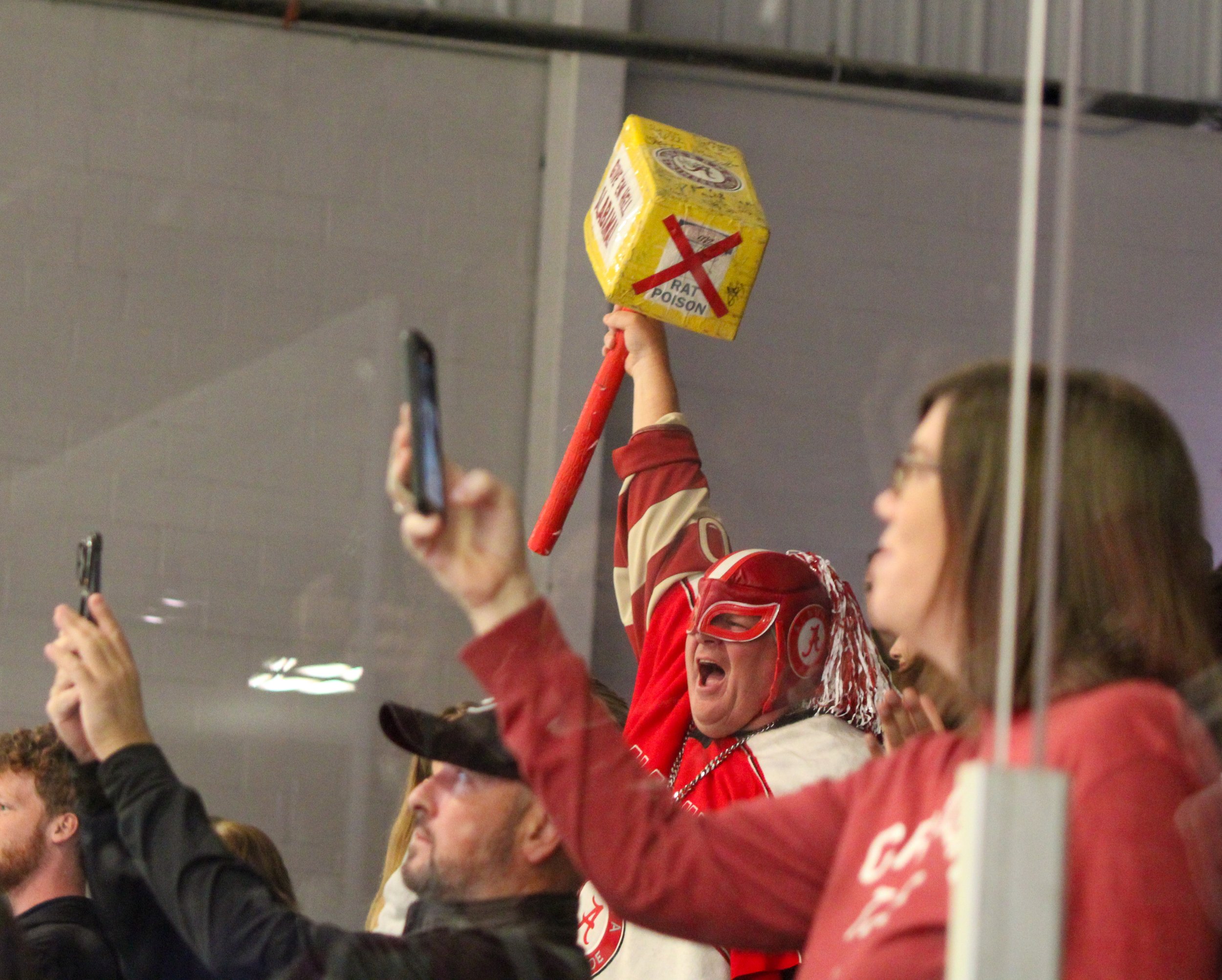 Nacho Alabamo Celebrates Alabama Win