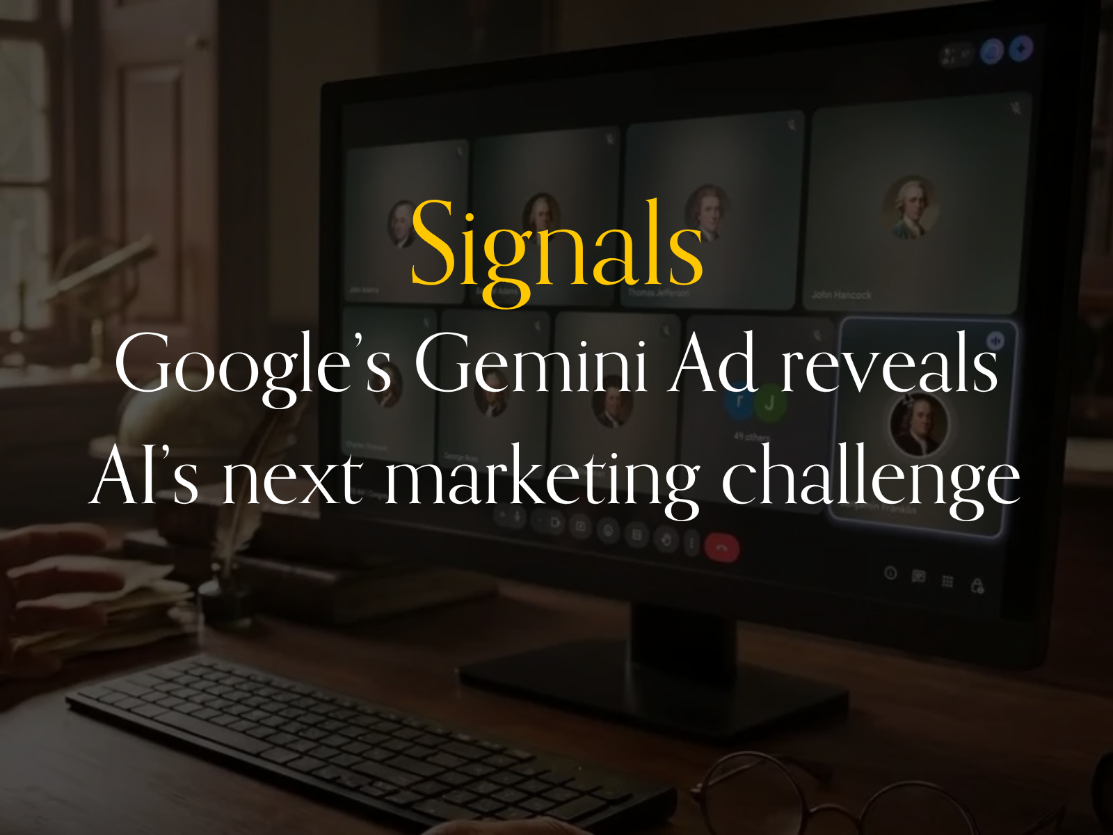Signals: Google's Gemini Ad