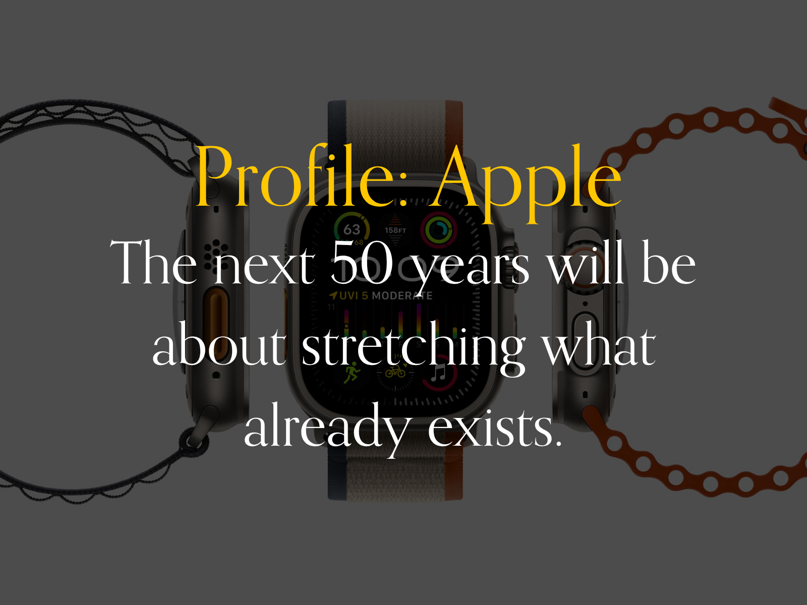 Apple at 50: a look at how Ultra and entry-level products are extending relevance, accessibility and increased client value for the next era.